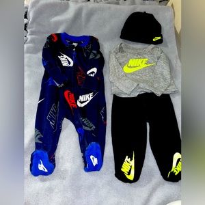 Fresh Nikes 2 pajama sets.